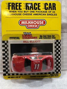NASCAR Bill Elliott #11 Race Car Collector's Card Milkhouse Cheese Promo  (549)
