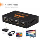 HDMI Splitter 1 In 4 Out 4K 2K Ultra HD 3D Multi Port Hub HDMI Switch Converter