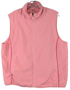 Ativa Golf Vest Women's Sz XL Pink Full Zip Lined Pockets Outdoors Activewear - Picture 1 of 11