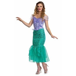 Disney Offizielles Arielle Meerjungfrau Kostüm für Damen Prinzessin Karneval M - Bild 1 von 6