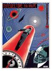 Affiche de propagande soviétique film de science-fiction voyage sur Mars URSS russe danois 1918
