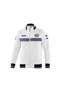 Felpa zull zip replica Martini Racing bianco - Sparco ✔️ - Picture 1 of 3