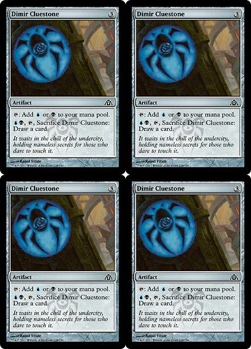 MTG - 4x DIMIR CLUESTONE - Dragon's Maze (C) - Image 1 of 1