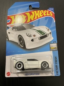 2022 HOT WHEELS #136 - Lotus Sport Elise / Exige (White - Case G Long Card) New