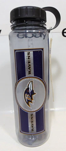 Baltimore Ravens 32 oz Energy Water Bottle Duck House Sport Official Licensed Cover