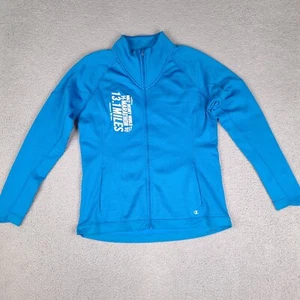 RunDisney 2017 Marathon Weekend Jacket XL Blue Champion Ladies Performance - Picture 1 of 20