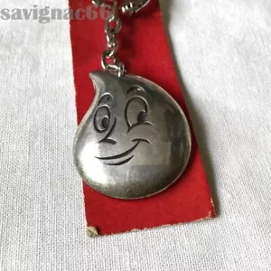 60's French Key chain Metal ESSO Esso Boy Back Relief - Picture 1 of 5