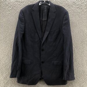 Ermenegildo Zegna Blazer Mens 42R Blue Wool Silk Sport Coat 2-Button Slim Fit *