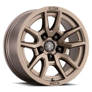 ICON 2617855557BR Vector 5 Bronze 17x8.5 5x150 25mm Offset 5.75" BS for 07–21 - Picture 1 of 6