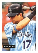 2005 Bowman Heritage Baseball Card #162 Todd Helton
