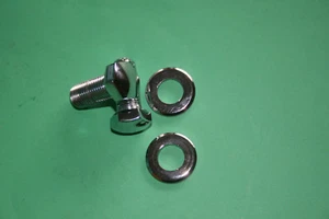 PERNOS Y LAVADORAS DE MONTAJE DE FAROS CROMADOS TRIUMPH NORTON BSA 7/16" SIN F - Imagen 1 de 1