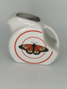 Fiesta Monarch Butterfly Mini Disc Pitcher in White | FTCCO Conference Exclusive - Picture 1 of 5