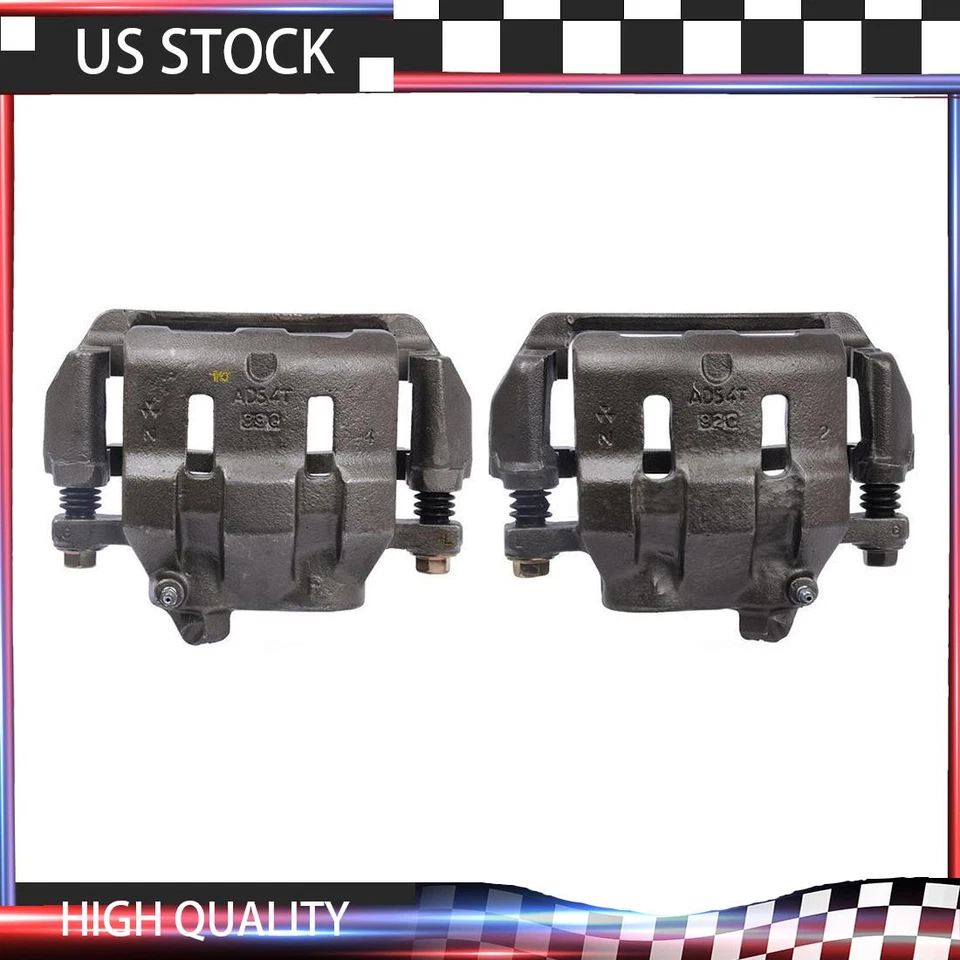 Pinzas de freno delanteras izquierda y derecha con soporte para Isuzu NPR-HD 1999-2003 Foto 1 de 4