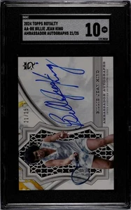 2024 Topps Royalty Billie Jean King Ambassador Autograph Auto Blue #21/25 SGC 10 - Picture 1 of 2