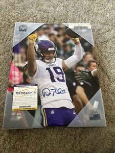 11"x17" Adam Thielen autographed Minnesota Vikings canvas, Total Sports COA - Picture 1 of 10