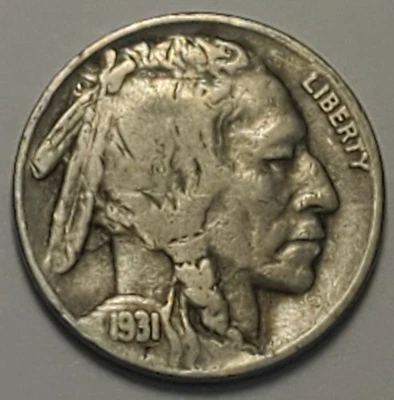 Nicer Low Mintage 1931 S Buffalo Head Nickel - Image 1 of 2