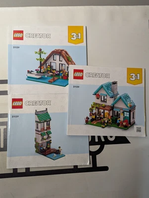 Lego Creator Cozy House 31139 Instruction Manual Only No Legos Included! 2023 - Image 1 of 2