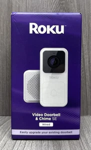 Roku Smart Home Video Doorbell & Chime SE 1080p HD WIRED DS1000R - (NEU VERSIEGELT) - Bild 1 von 1