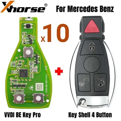 Xhorse VVDI BE Key Pro Board With Smart Key Shell 4 Buttons for Mercedes Benz - Image 1 of 4