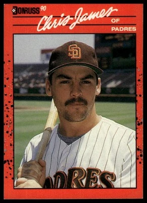 1990 Donruss #323 Chris James - Image 1 of 2