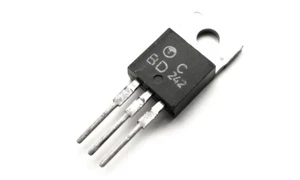 BD242C Transistor PNP 45V 3A 2W TO-220 -- Original (5 pieces) - Picture 1 of 3