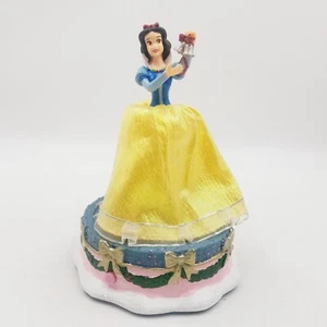 09 Gemmy Disney Biancaneve Twirling pezzo da tavolo musicale Natale testato video - Foto 1 di 12