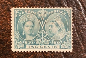 Canada, Scott #52, 2c Queen Victoria Jubilee usato - timbro postale leggero. - Foto 1 di 2
