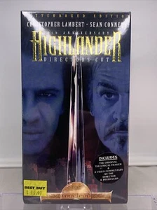 Highlander VHS 1996 Directors Cut Complete With SEALED PROMO PACK VHS17 - Picture 1 of 9