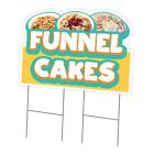 Signmission C-Dc-2436-Ds-Funnel Cakes19 24 X 36 In. Yard Sign & Stake - Funne...