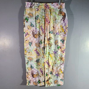 Nickelodeon Pajama Pants Women's Sz XL (16/18) Multicolor Check Rugrats - Picture 1 of 10