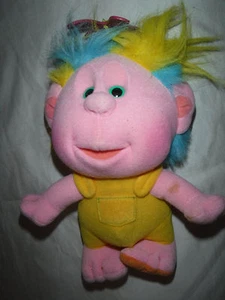 Cousin Rowdy Hobnobbins 11" Troll Vintage 1989 HTF Plush Soft Toy Stuffed Animal - Picture 1 of 6