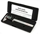 6" Inch Digital Ball Bearing Vernier Caliper Measuring Guage Tool W Lcd Display