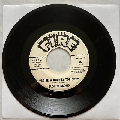 FIRE 45: Buster Brown 45 Raise A Ruckus Tonight / Gonna Love R&B rocker bopper - Image 1 of 4