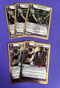 x2 hojas de hueso x3 Dream Pirate lámina de oro Kaijudo - Imagen 1 de 1
