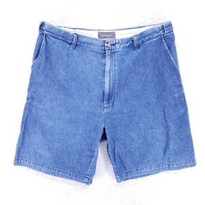 Croft & Barrow Jean Short Denim Cotton Men SZ 36 Blue Straight Cargo VTG 90s Y2k - Picture 1 of 9