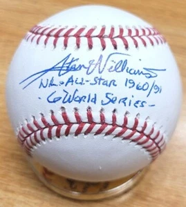 Autographed STAN WILLIAMS Multi Inscription Official Major League  Baseball COA - Picture 1 of 2