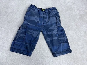 Unionbay Pants Boys Large Blue Camo Chino Straight Leg Elastic Waist Youth - Picture 1 of 12