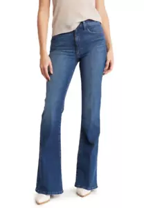 Joe's Jeans High Rise Flare Jeans Size 32, Cosmia Med Wash, NEW MSRP $218 - Picture 1 of 8