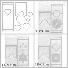 Various Labels Metal Cutting Dies Stencil Scrapbook Album Gift Card Making