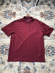 Tiger Woods Nike Shirt Mens XL Red Polo Golf Performance Stretch DriFit - Picture 1 of 9
