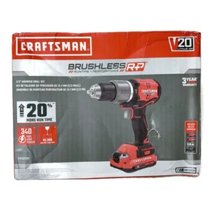 CRAFTSMAN CMCD732D2 V20 20 V Kit trapano a martello brushless 1/2 pollici - Foto 1 di 4