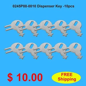 0245P88-0010 Key for 1060 Black Hands Free Roll Towel Dispenser 10 PCS - Picture 1 of 1