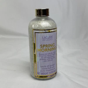 Lacura Botanicals SPRING MORNING Vanilla & Lavender Scented Bath Salts 15 oz - Picture 1 of 2