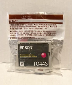 Epson T0443 Magenta Ink Genuine 2001 Sealed - Picture 1 of 2