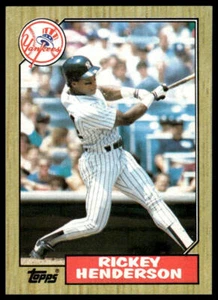 1987 Topps #735 Rickey Henderson - Bild 1 von 2