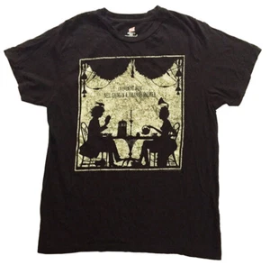 NEIL GAIMAN Graphic T-Shirt Tour 2011 Black 100% Cotton M - Picture 1 of 7