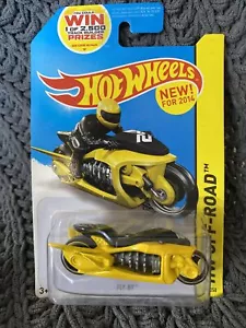 2014 Hot Wheels Fly-By 1/64 Die Cast Car HW Off-Road 119/250 Yellow - Picture 1 of 5