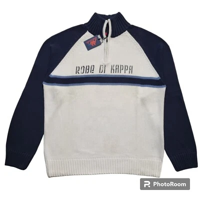 Maglione Kappa uomo cotone 100% autunnale  mezza zip SOTTOCOSTO - Immagine 1 di 4