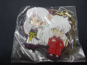 Inuyasha Figur Gummiband Schlüsselanhänger Sesshomaru Maskottchen selten Anime Japan M509 - Bild 1 von 4