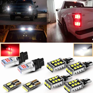 For Chevy Colorado 2015-19 T10+7443 LED Reverse License Plate Cargo Brake Lights - Picture 1 of 8